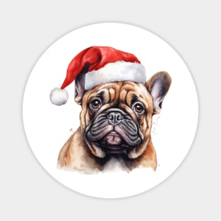 Bulldog Puppy Christmas New Year Vibes Magnet